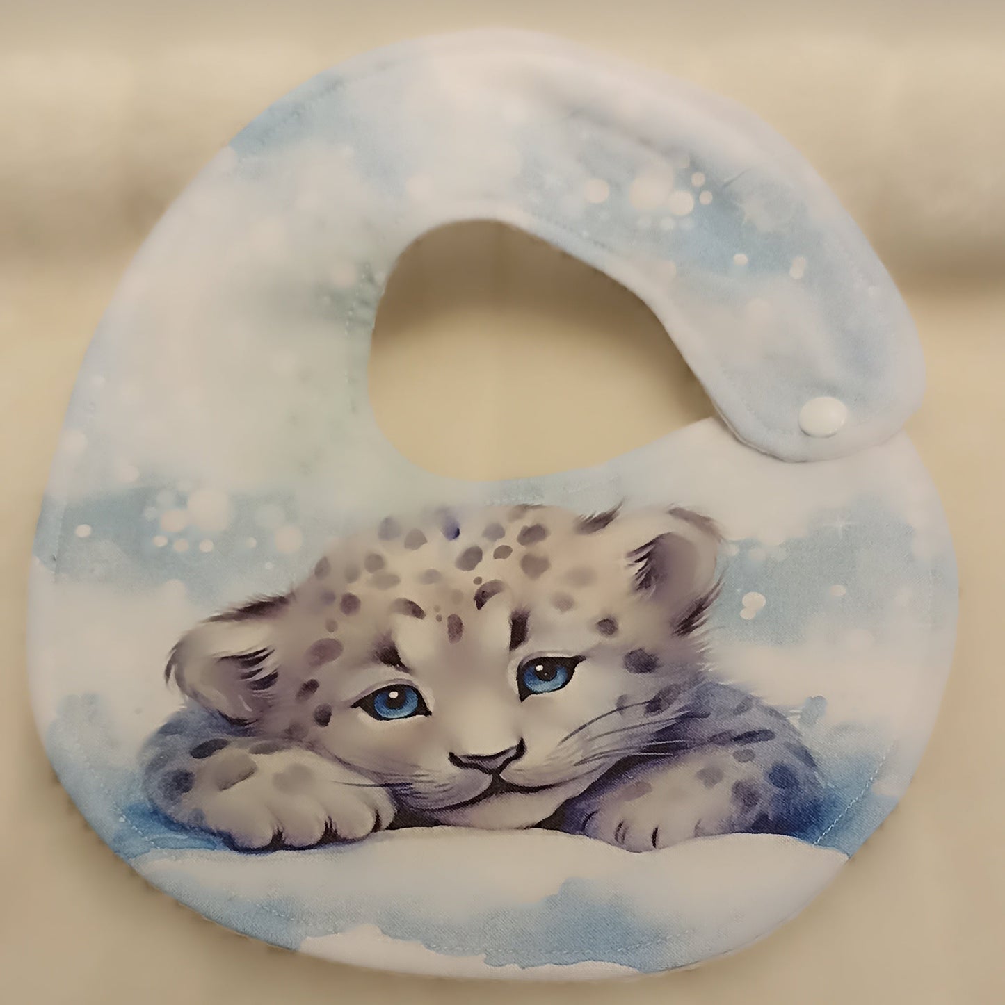 Bavoir Tigre blanc