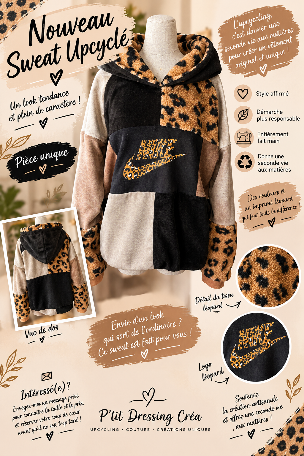 Sweat Upcyclé