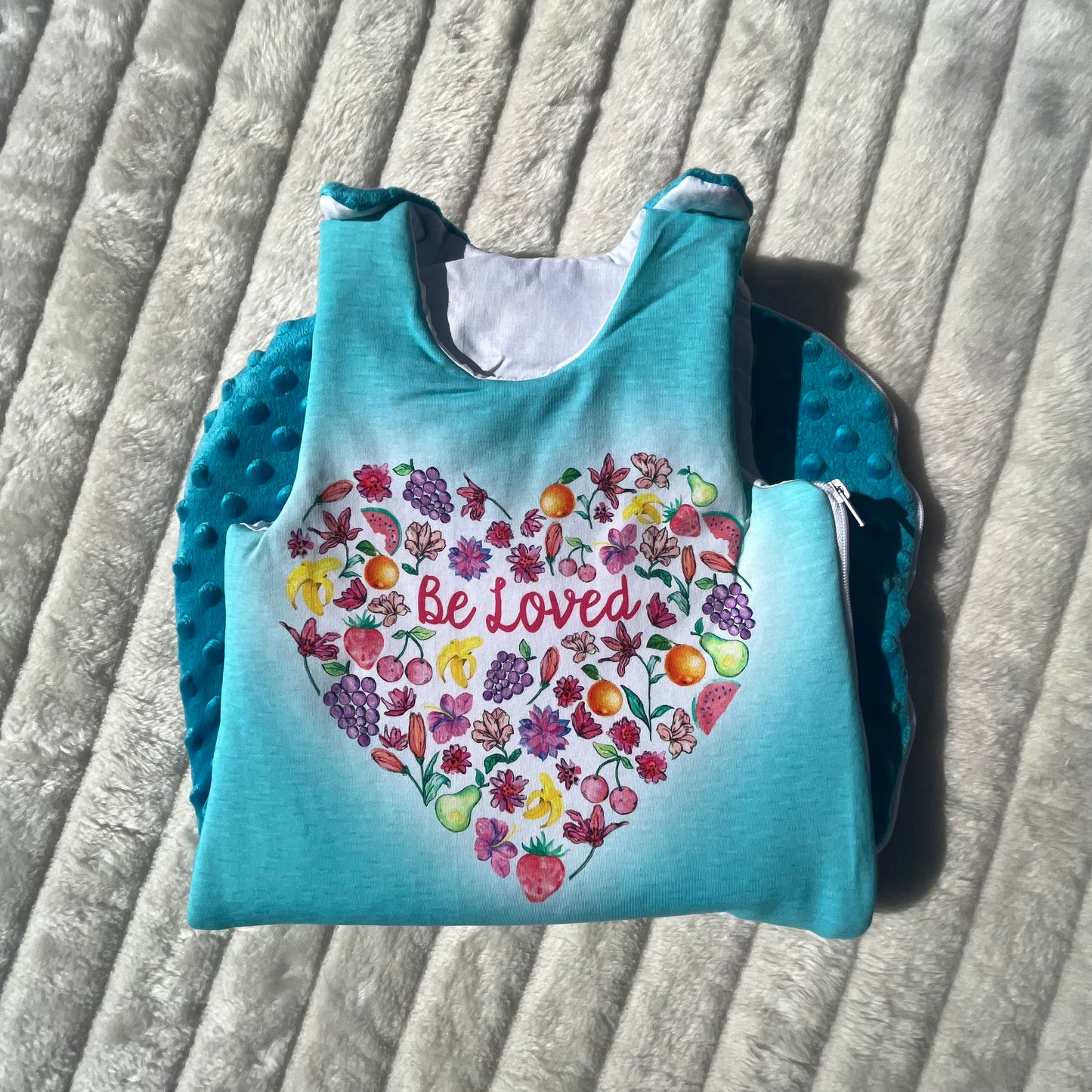 Gigoteuse en tissu minky polaire (6-9 mois)