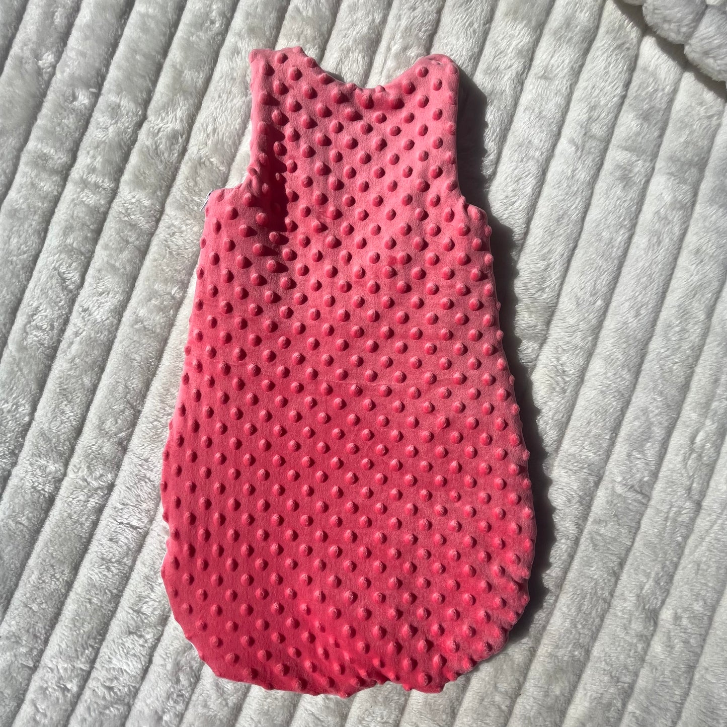 Gigoteuse en tissu minky polaire (3-6 mois)