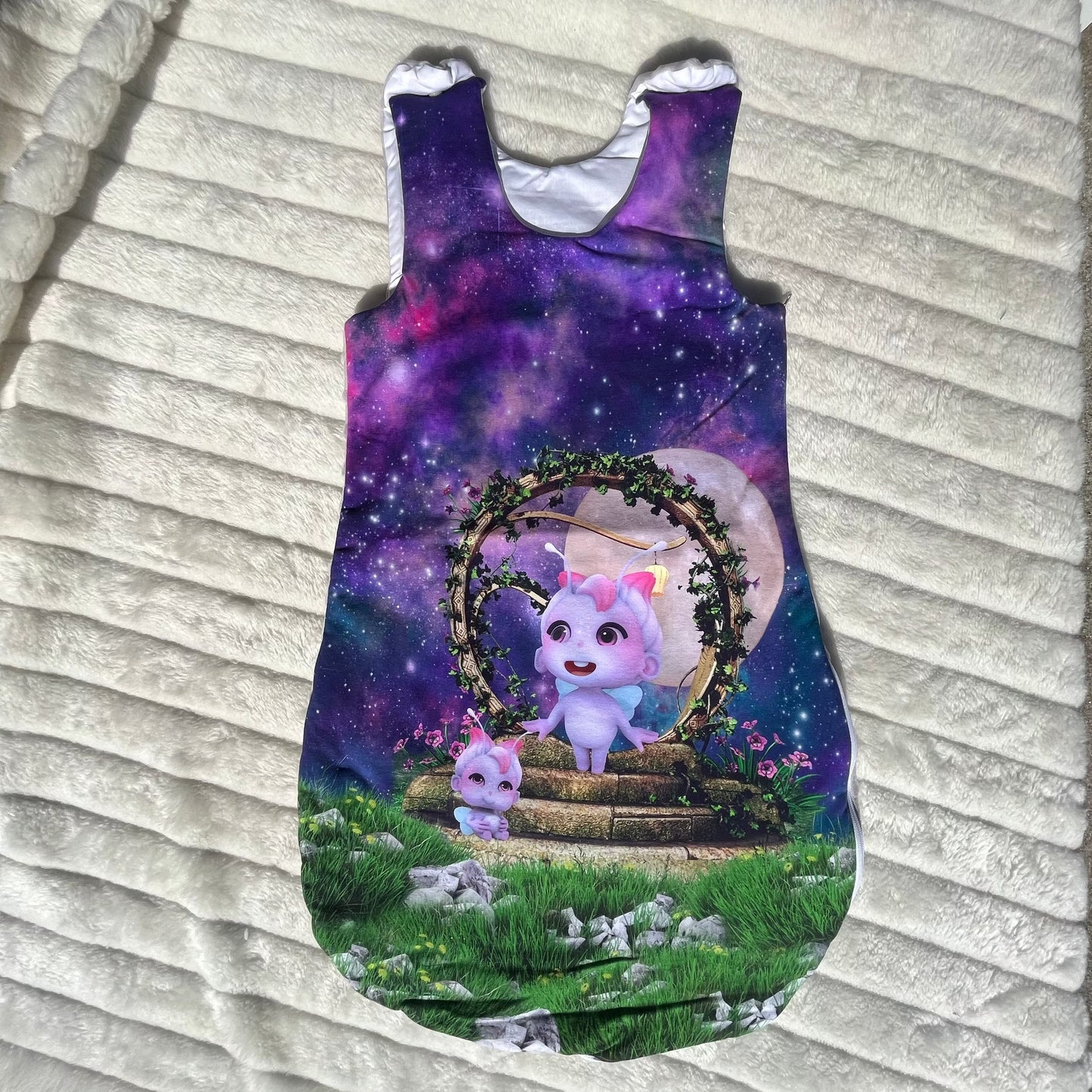 Gigoteuse en tissu minky polaire (9-12 mois)