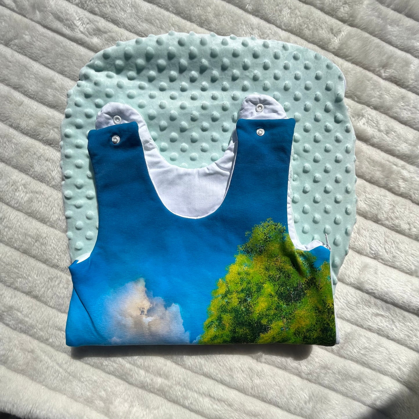 Gigoteuse en tissu minky polaire (9-12 mois)