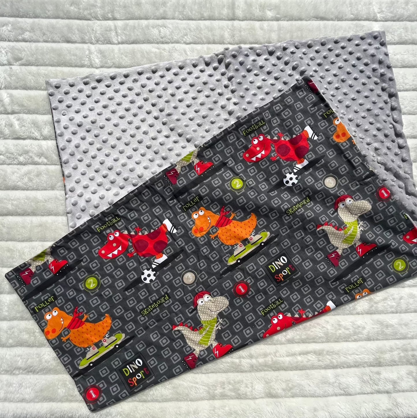 Plaid à motif dinosaure Dino Sport