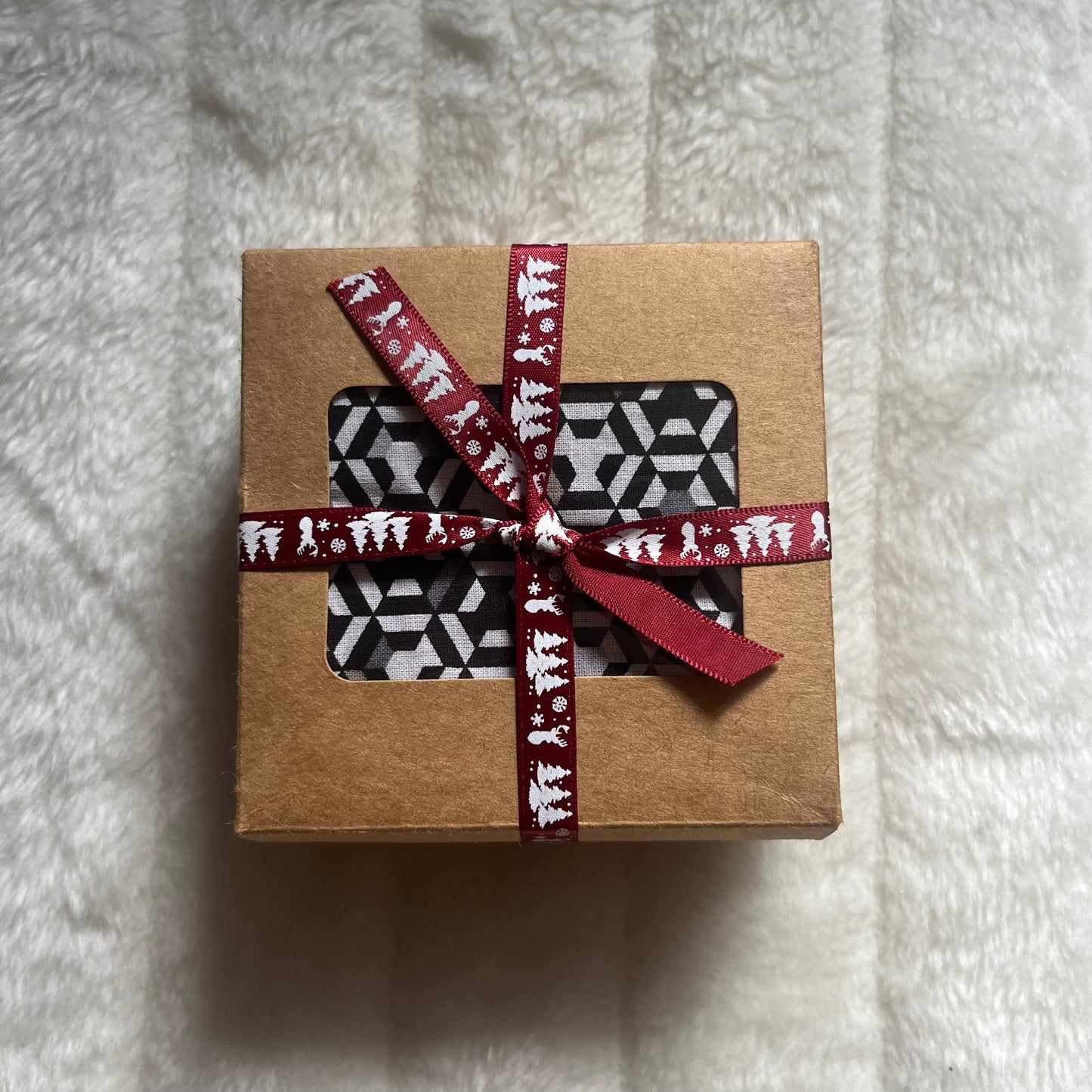 Lot de 10 lingettes lavables géométrique