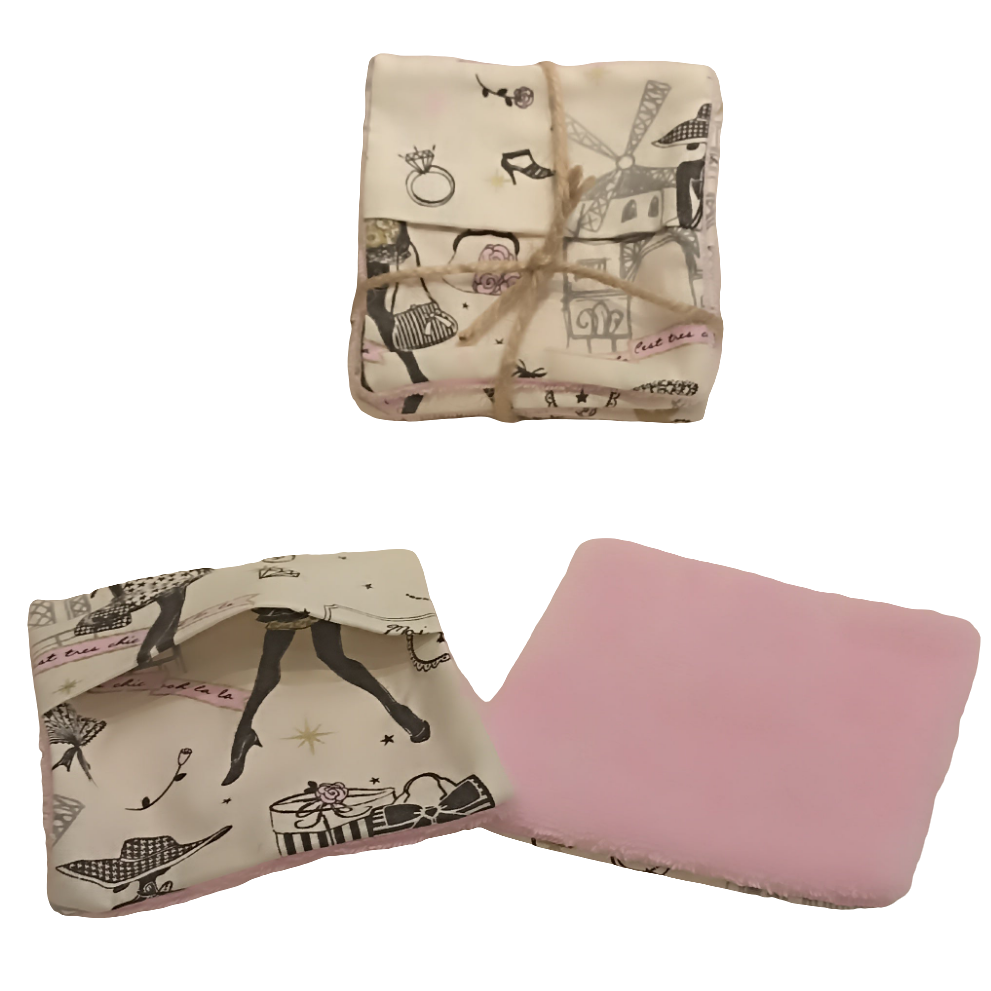 Lot de 7 débarbouillettes