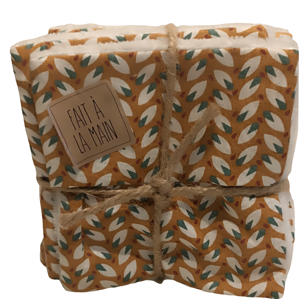 Lot de 7 débarbouillettes