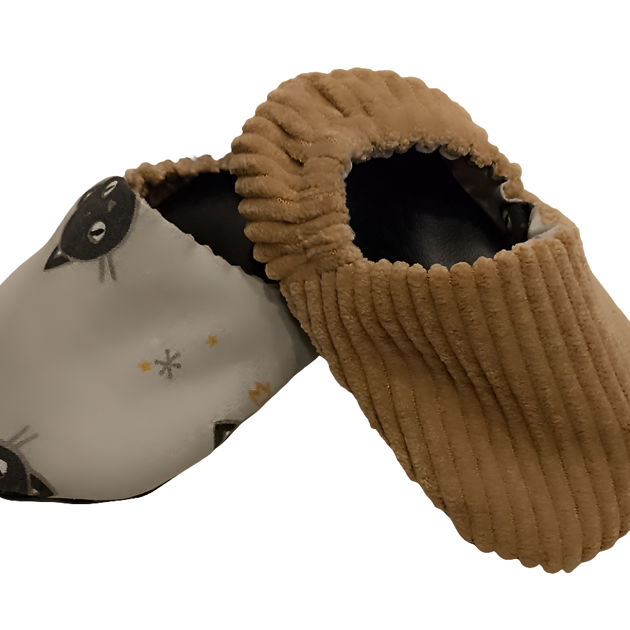 Chaussons bébé réversibles 3-4 mois