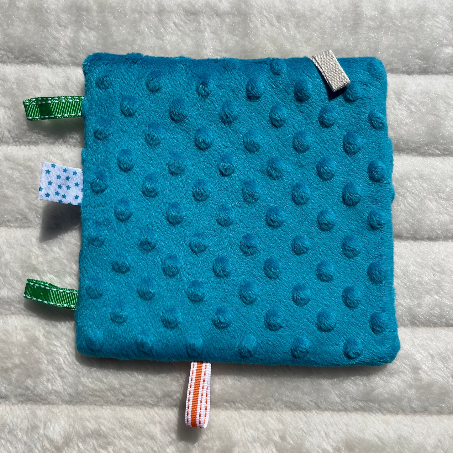 Doudou plat à motif lama