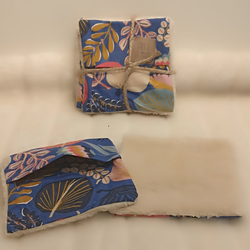 Lot de 7 débarbouillettes