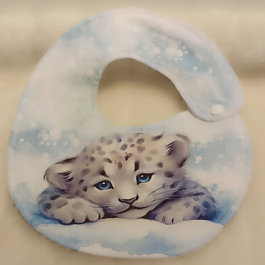 Bavoir Tigre blanc