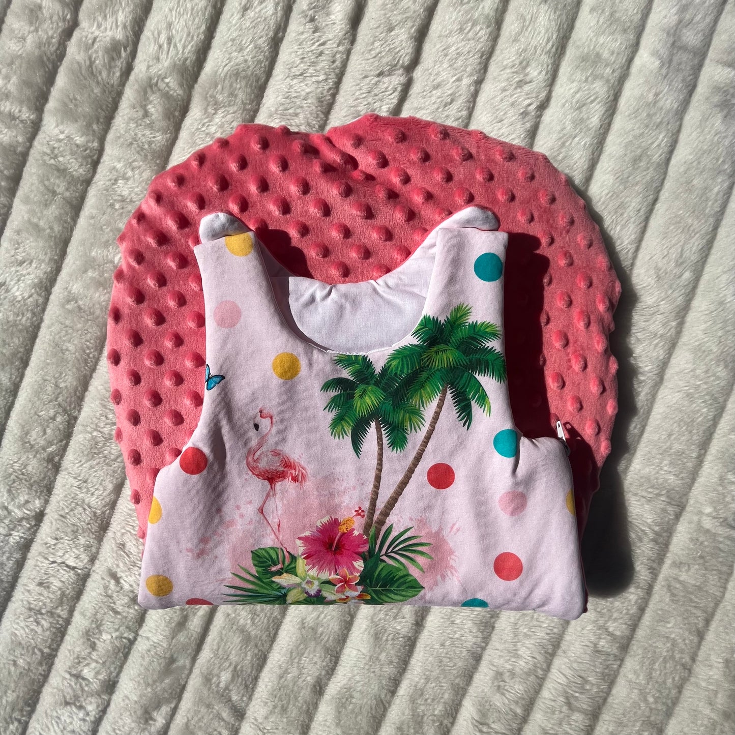 Gigoteuse en tissu minky polaire (3-6 mois)