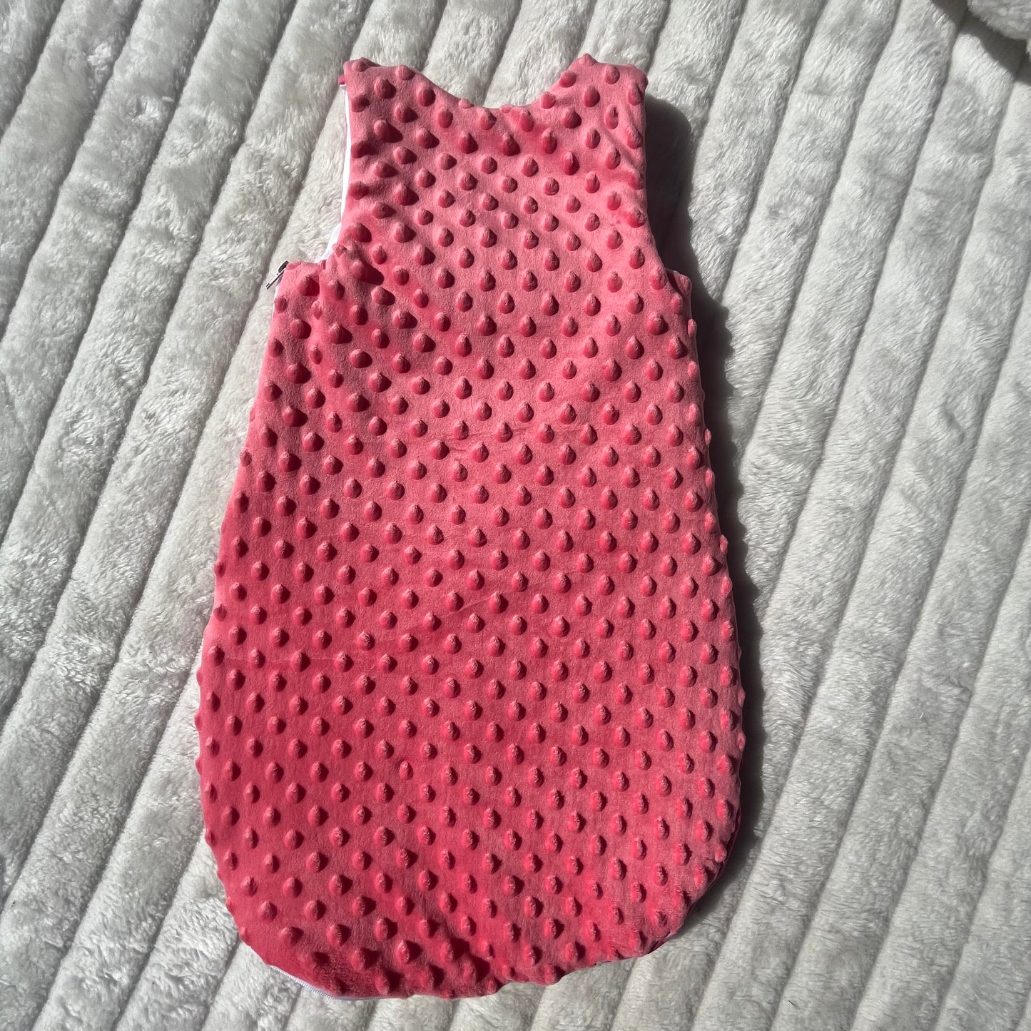 Gigoteuse en tissu minky polaire (3-6 mois)