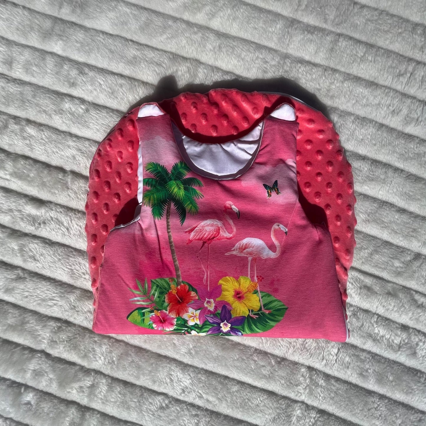 Gigoteuse en tissu minky polaire (3-6 mois)