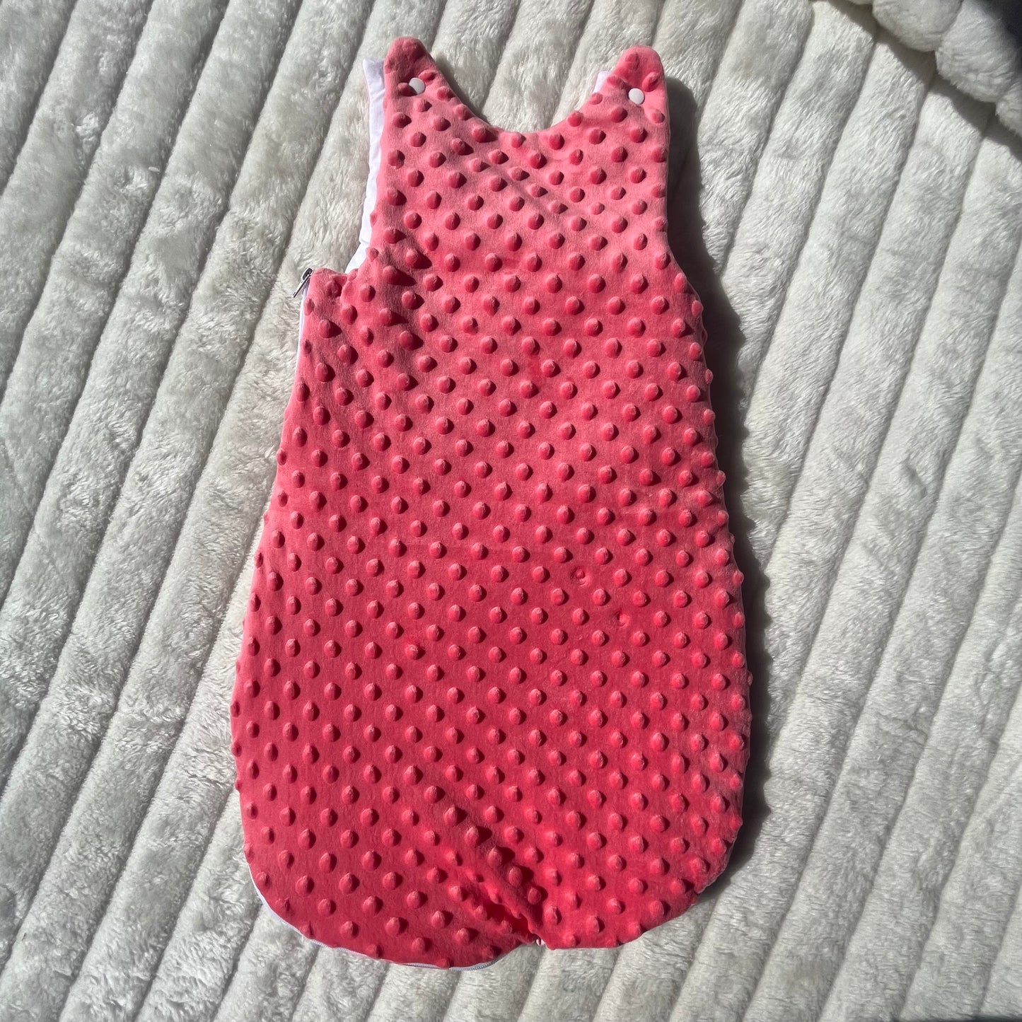 Gigoteuse en tissu minky polaire (3-6 mois)