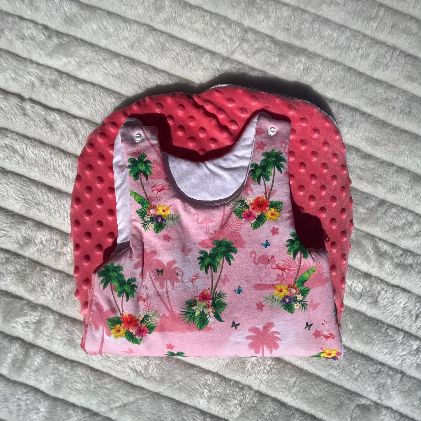 Gigoteuse en tissu minky polaire (3-6 mois)