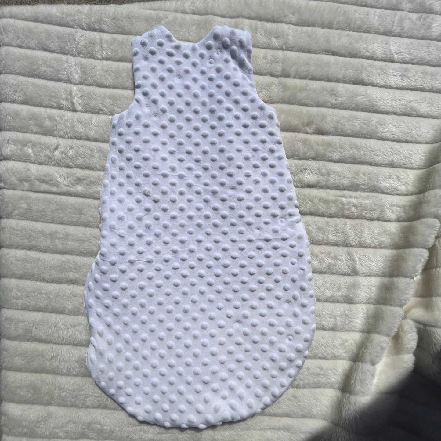 Ensemble de naissance en minky polaire bleu et blanc