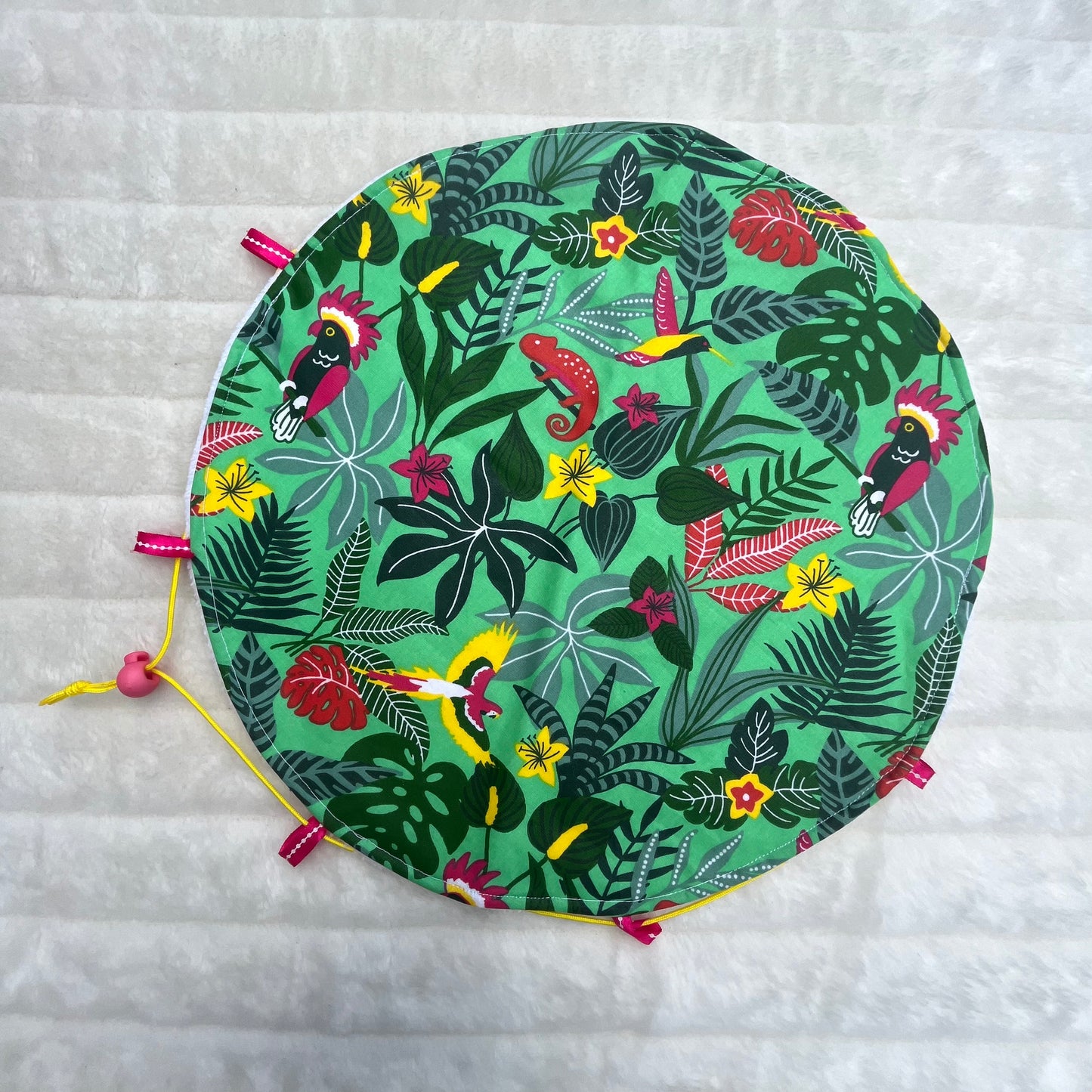 Petit sac au motif tropical pour affaires mouillées