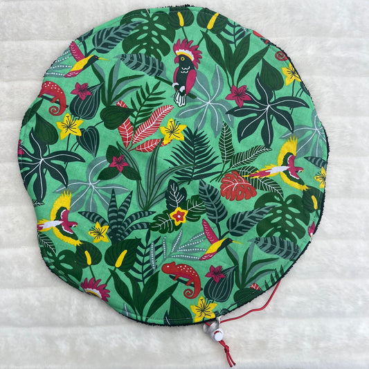 Petit sac au motif tropical pour affaires mouillées