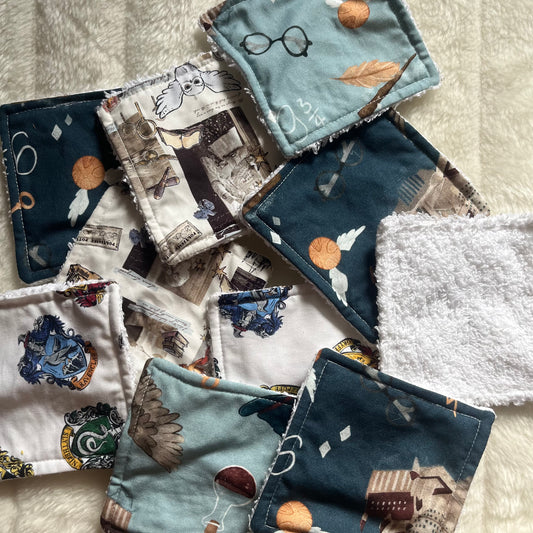 Lot de 10 lingettes lavables mixtes