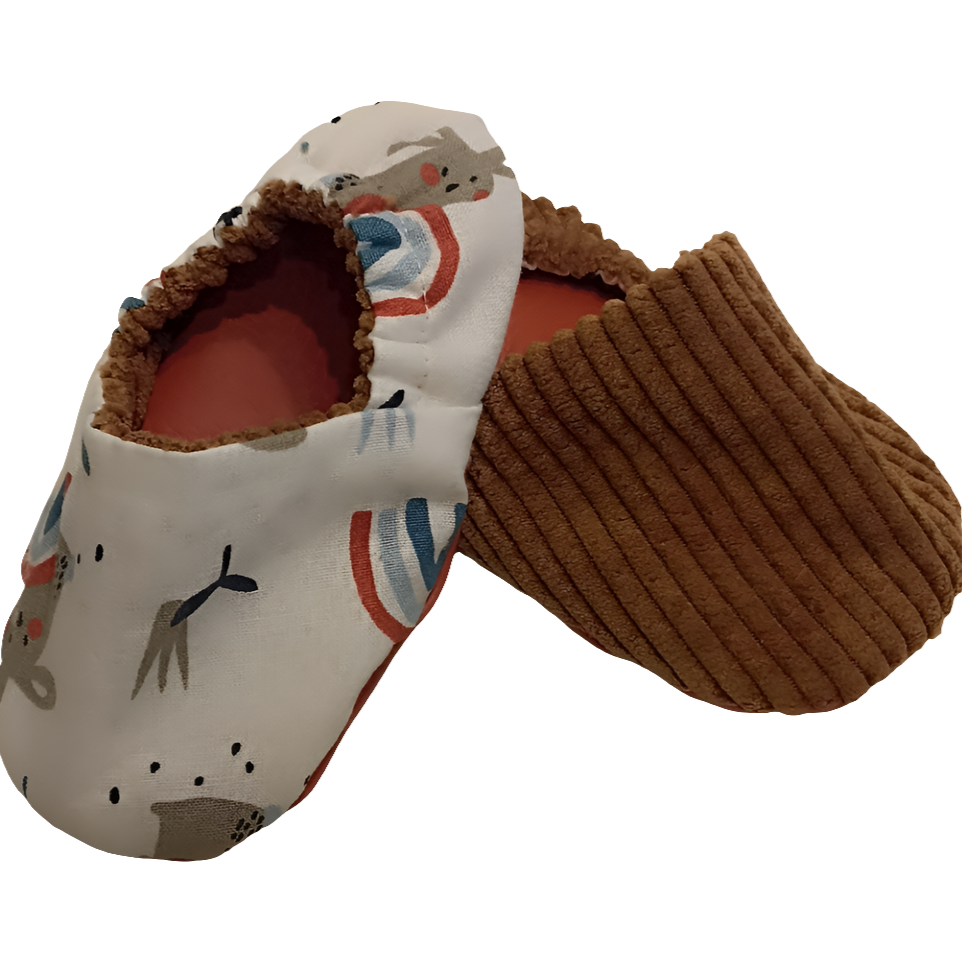 Chaussons bébé réversibles 3-4 mois