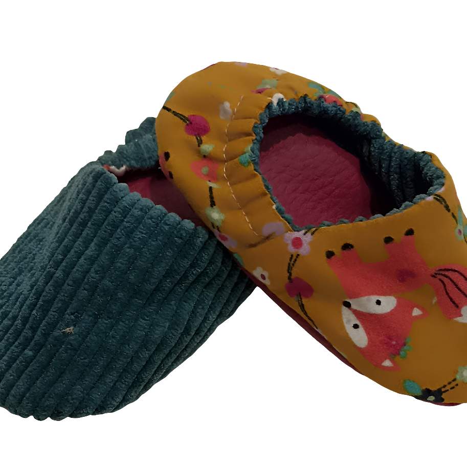 Chaussons bébé réversibles 3-4 mois